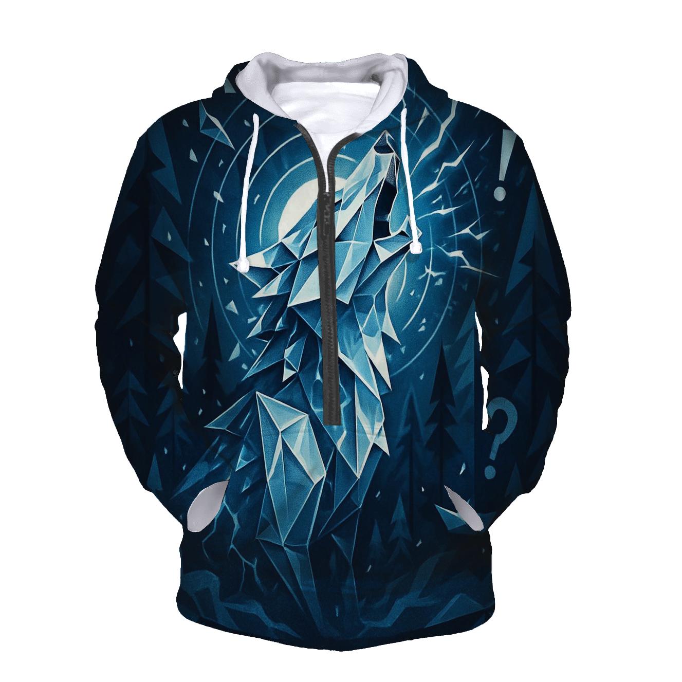 Origami Wolf Storm Choir lightweight hoodies