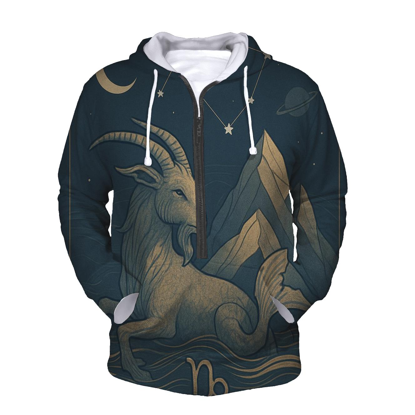 Capricorn Sea Goat Mountain Chart hoodie styles
