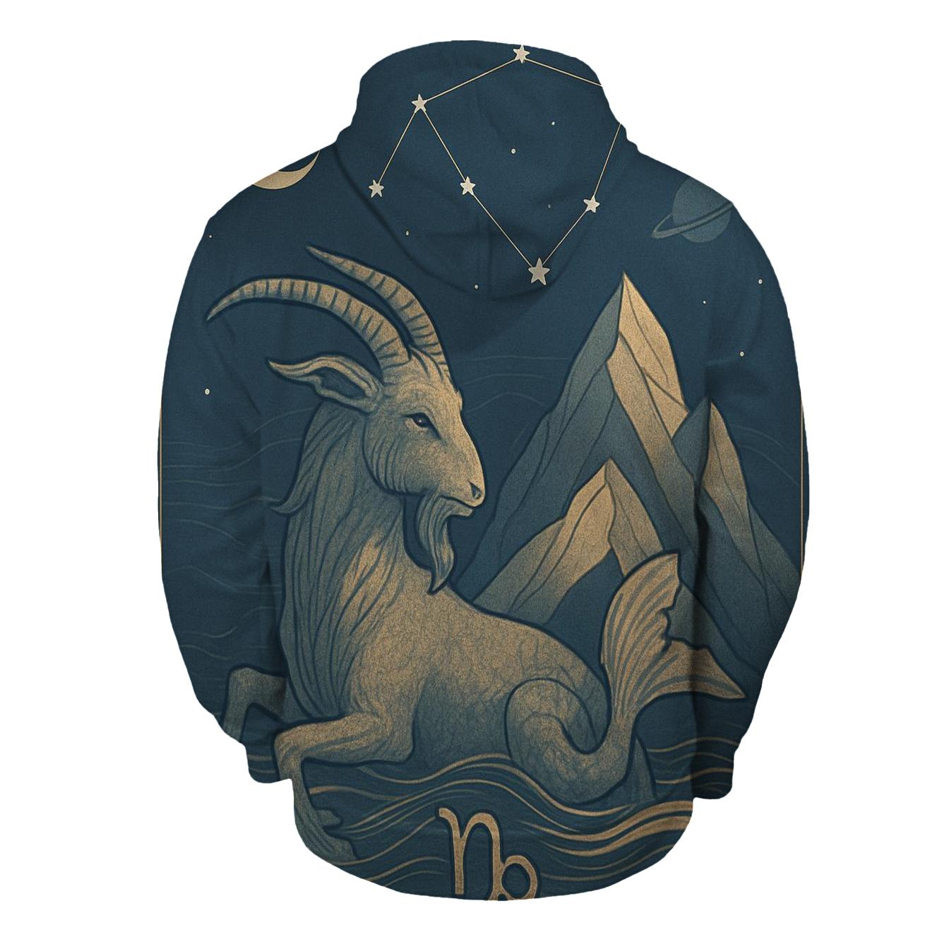Capricorn Sea Goat Mountain Chart hoodie styles