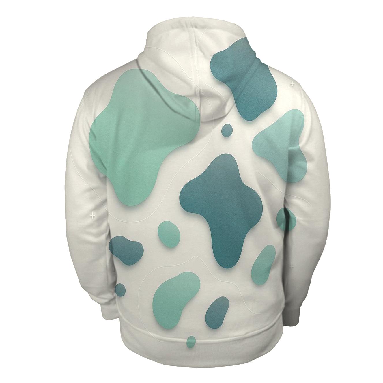 Floating Islands Minimal Map Lines zip-up hoodies