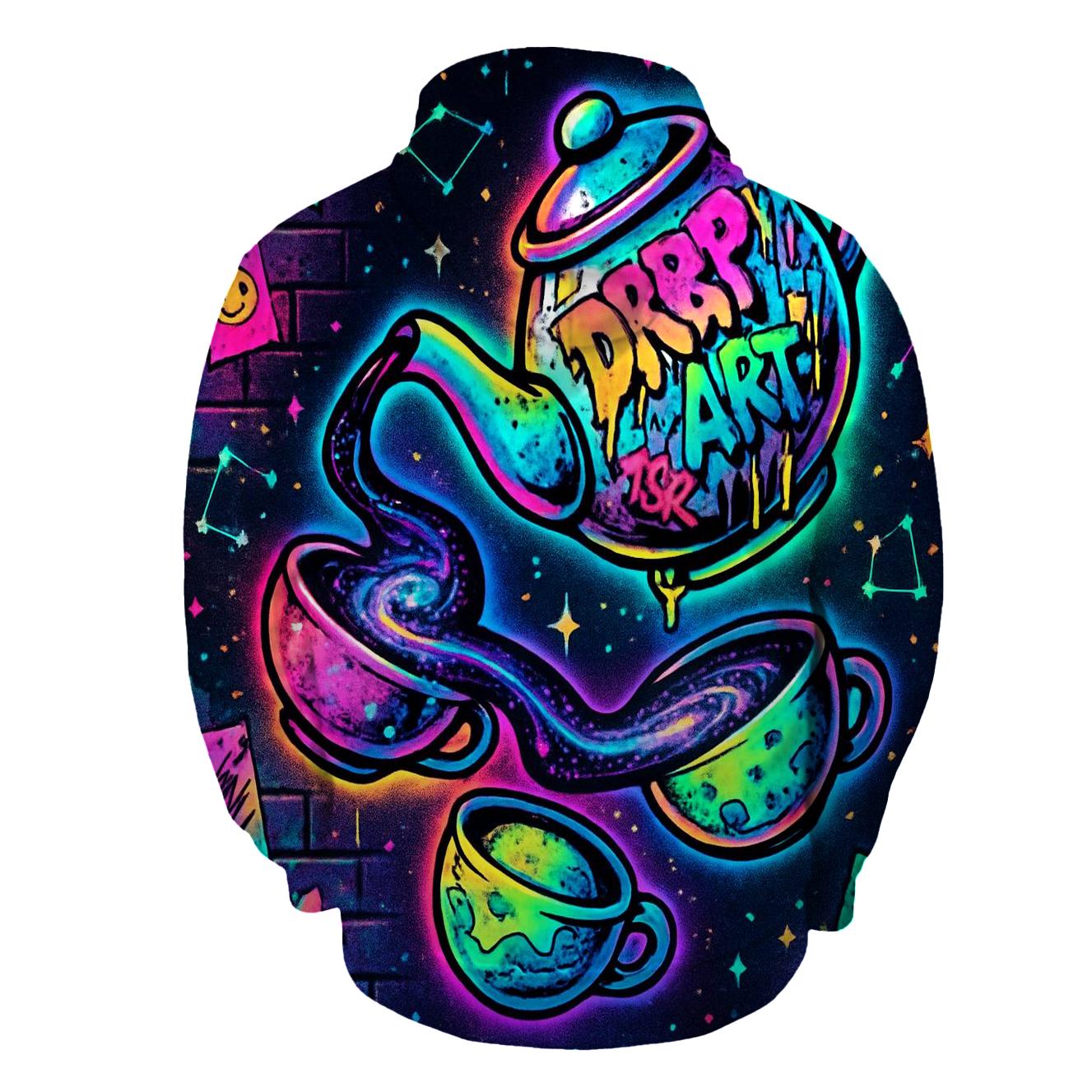 Graffiti Astral Tea Party custom hoodies