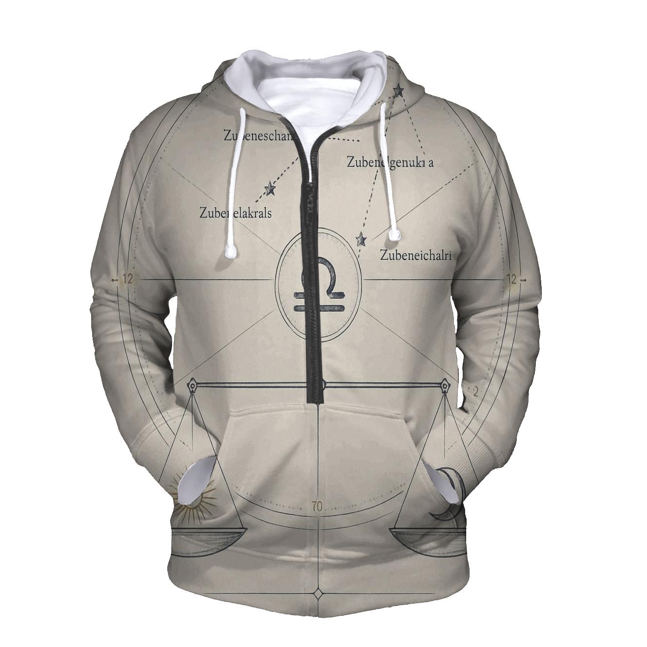 Libra Equinox Balance Diagram hoodie styles