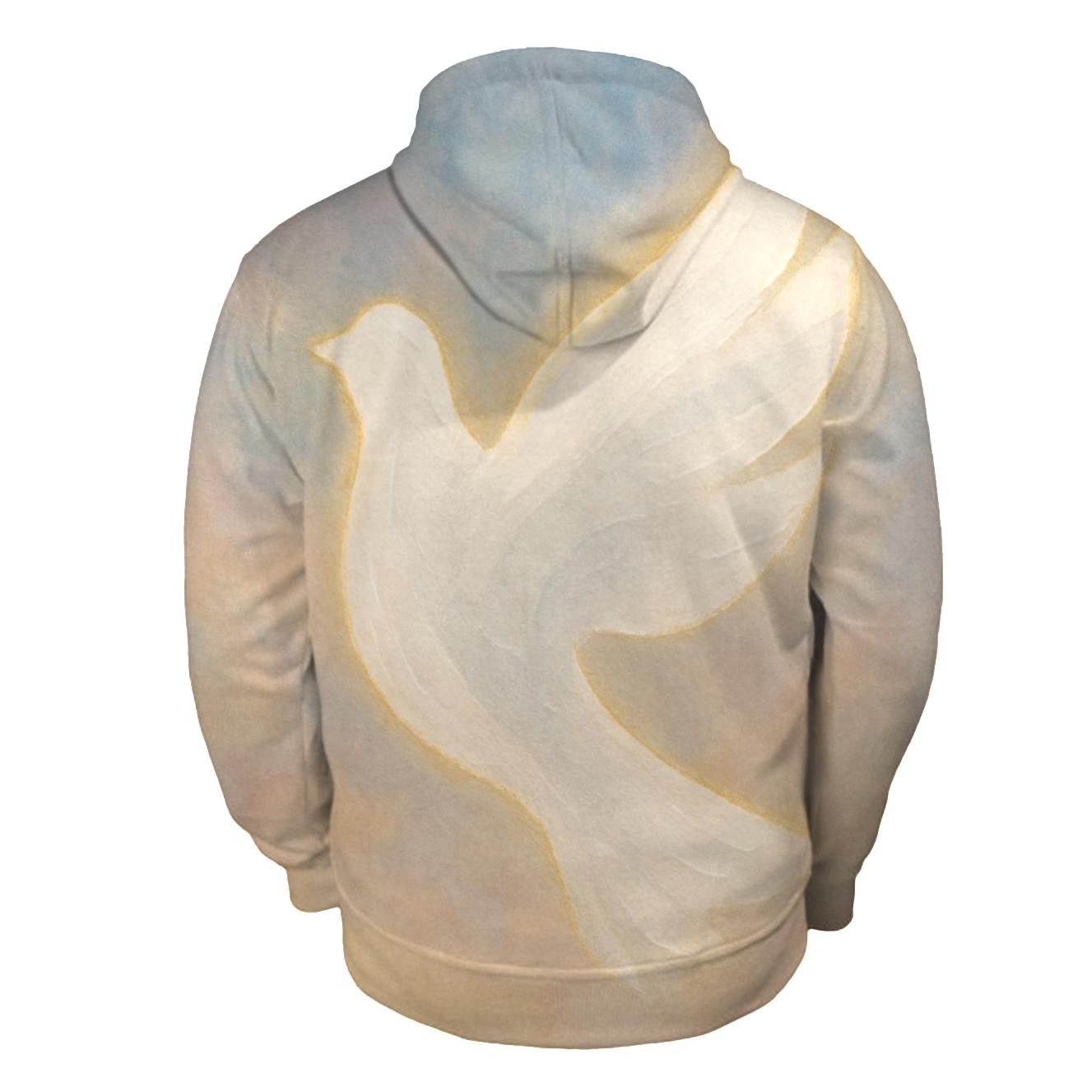 Dove Of Soft Radiance pullover hoodies