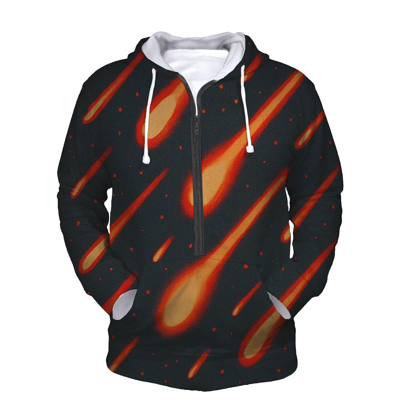 Reverse Dye Meteor Shower Speckles hoodie trends