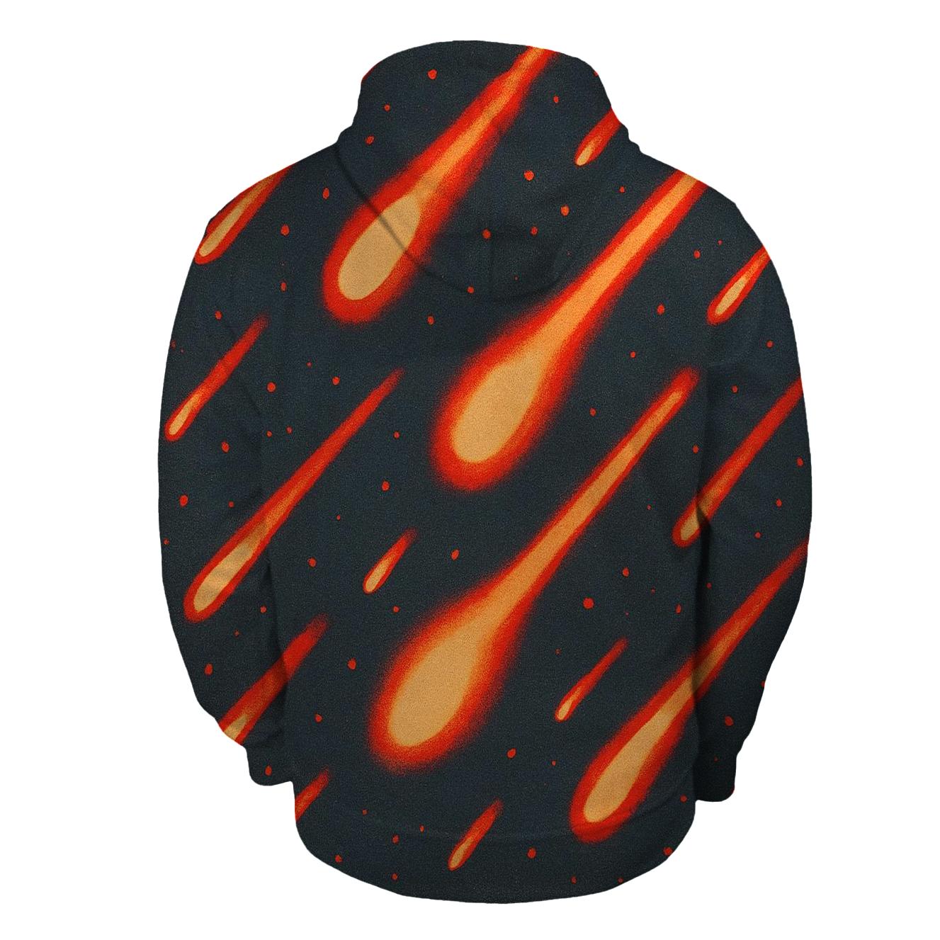 Reverse Dye Meteor Shower Speckles hoodie trends