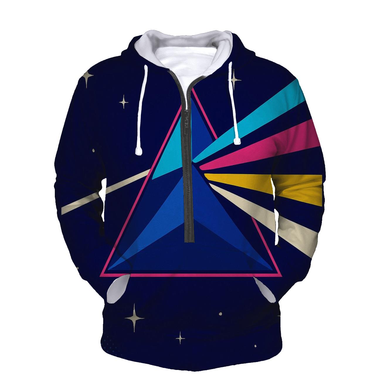 Laser Prism Sunburst premium hoodies