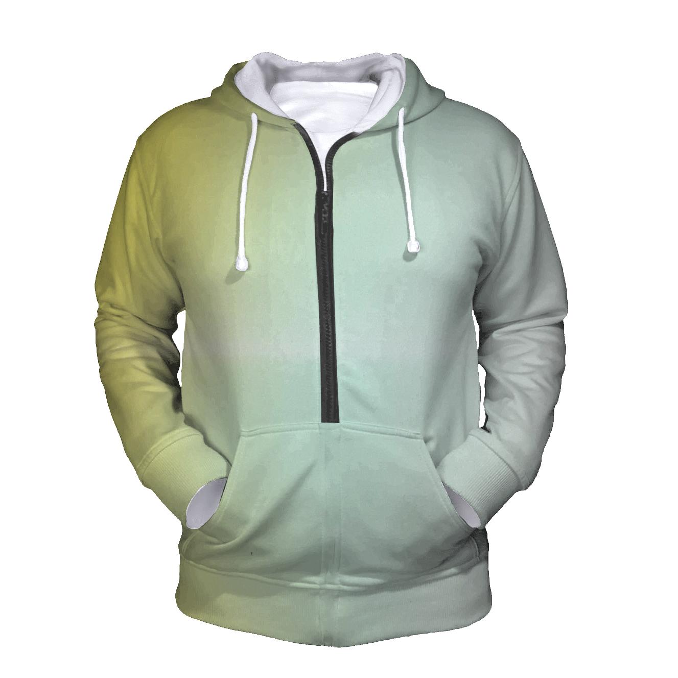 Citrus Ice Sheen Gradient premium hoodies