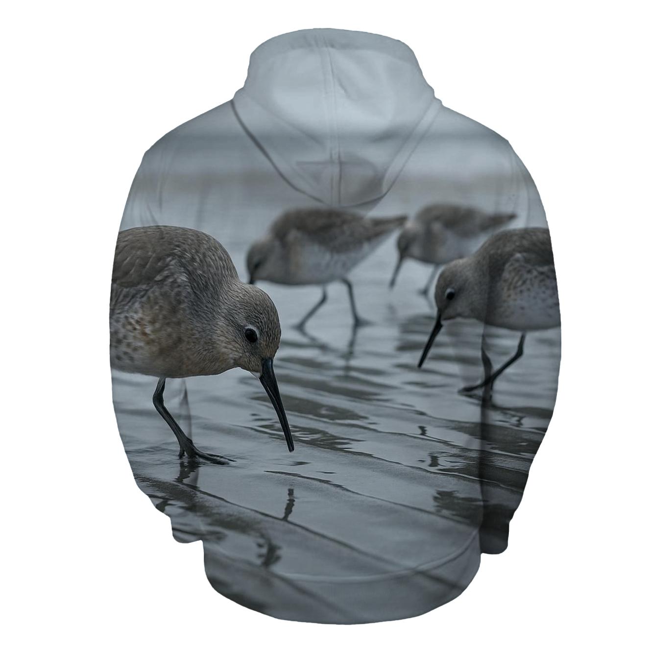 Sandflat Forage Red Knot Flock hoodies fashion