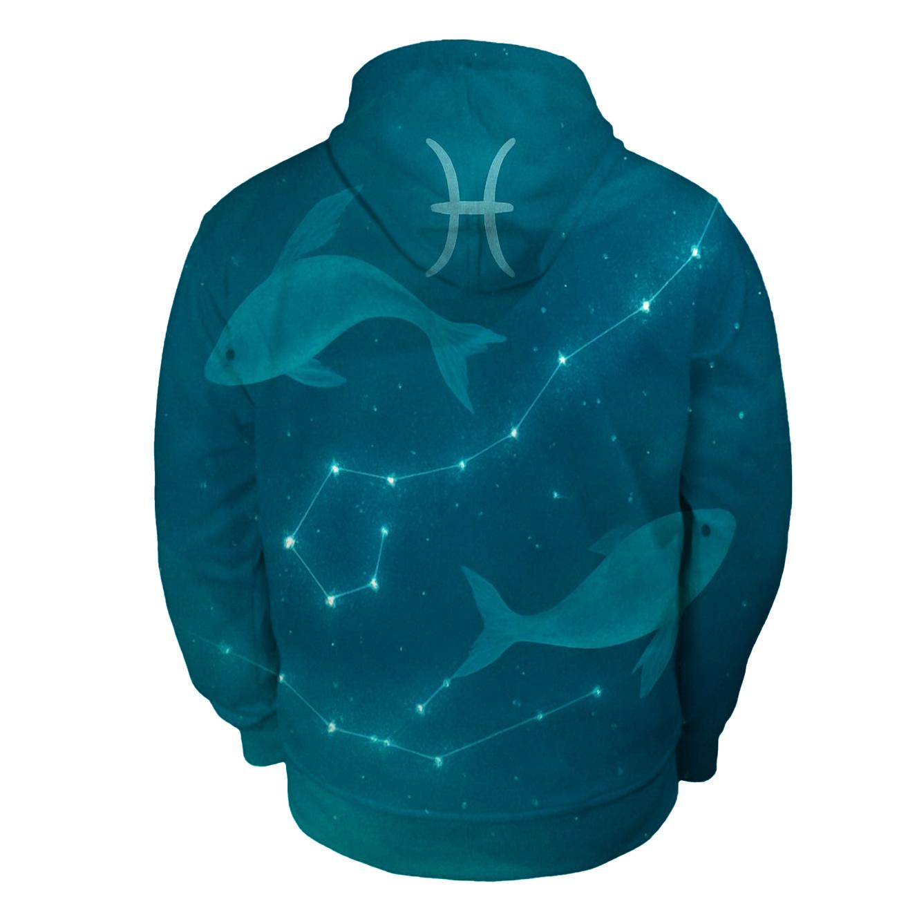 Pisces Dream Current Constellation Weave designer hoodies