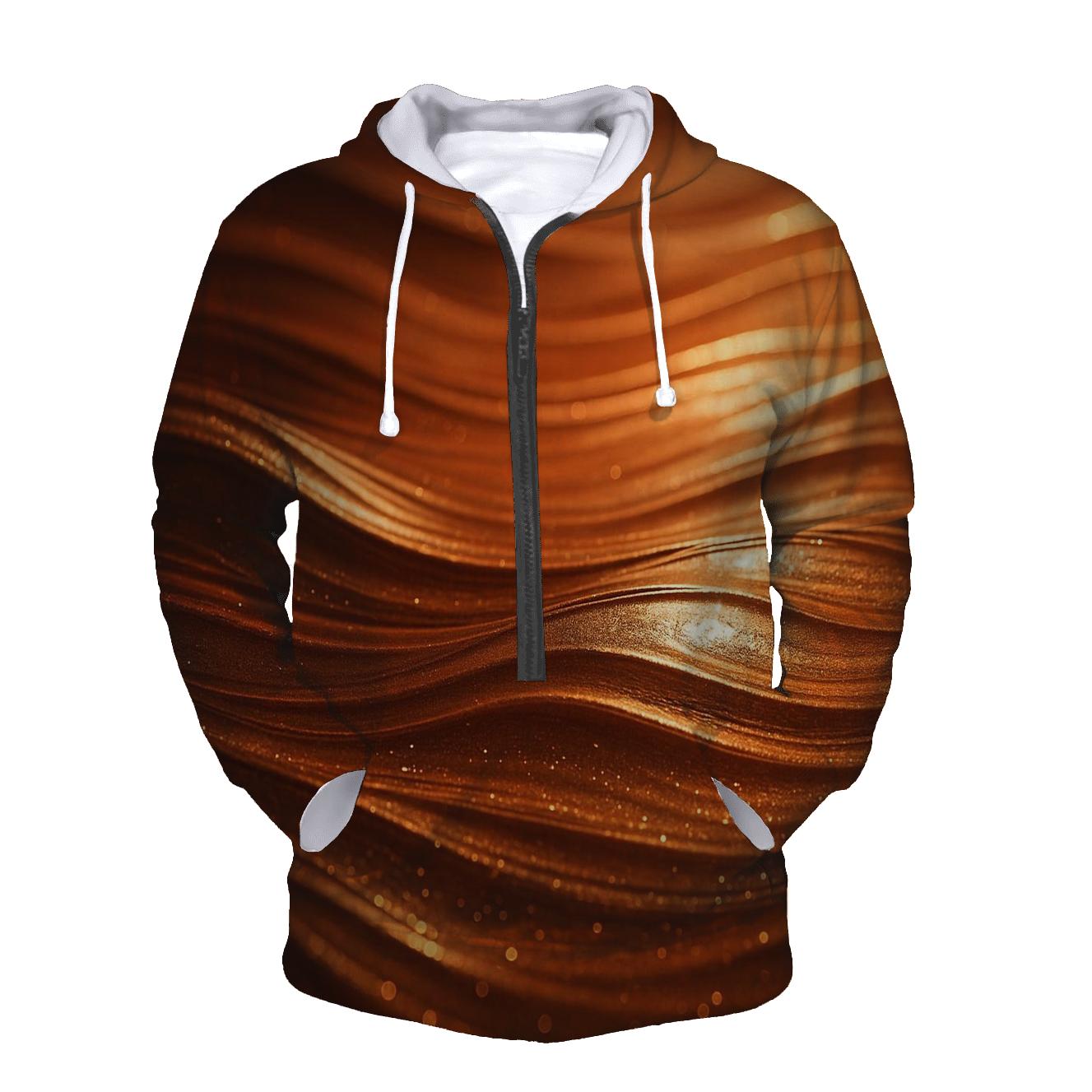 Copper Ripple Glam Tide pullover hoodies