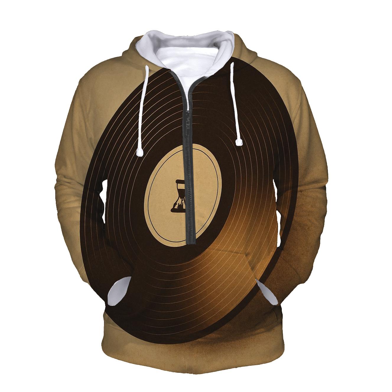 Sepia Vinyl Time Capsule printed hoodies
