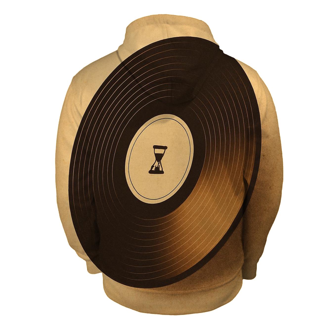 Sepia Vinyl Time Capsule printed hoodies