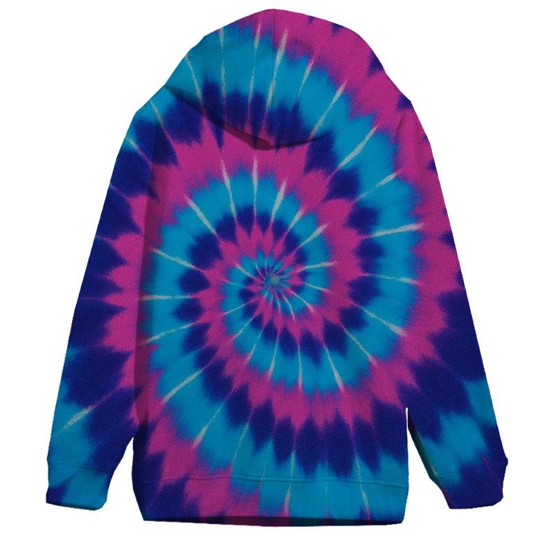 Pulsar Spiral Overdye Vortex pullover hoodies