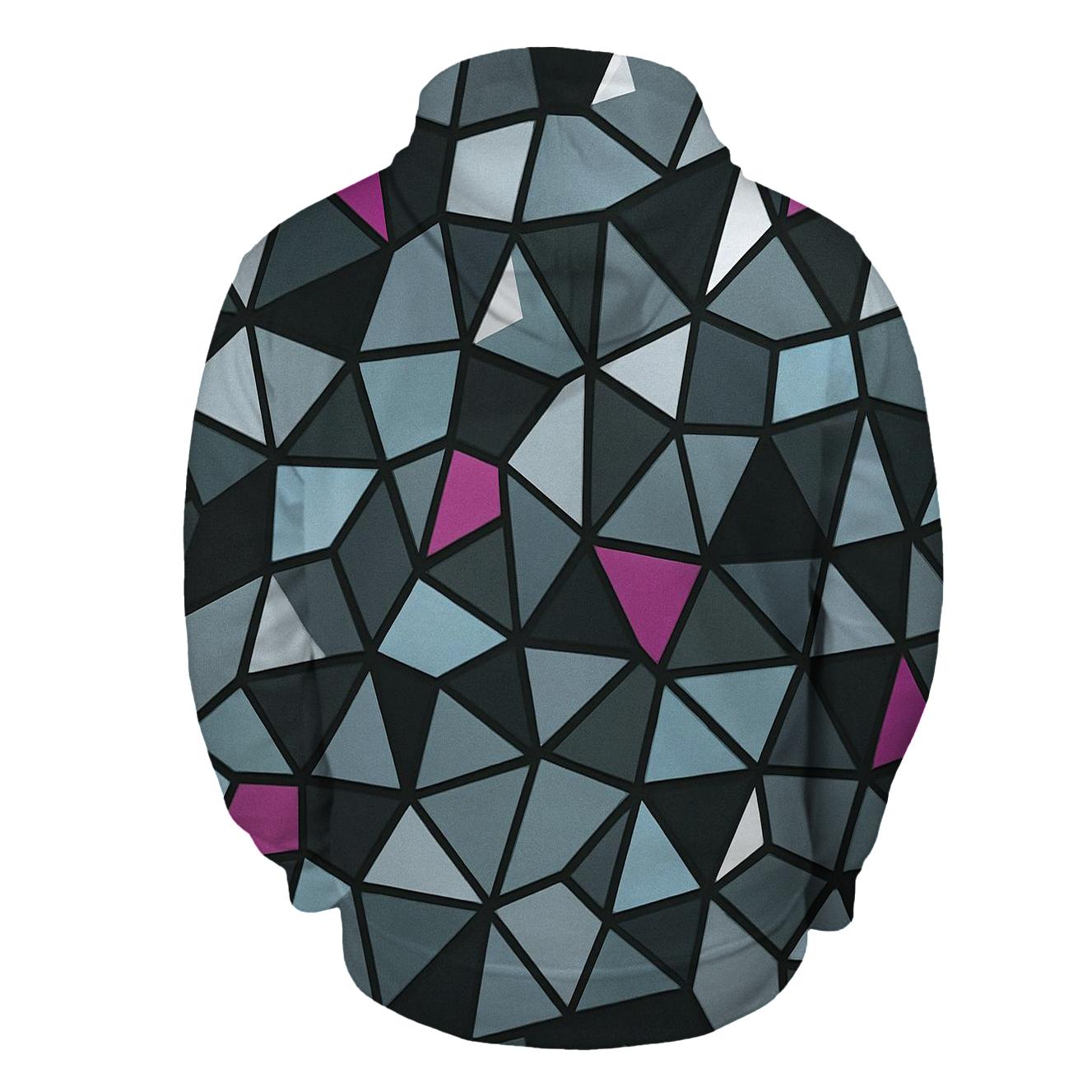 Disco Mirror Shard Mosaic premium hoodies