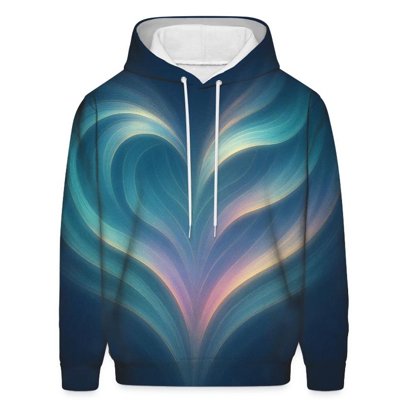 Aurora Heart Resonance zip-up hoodies