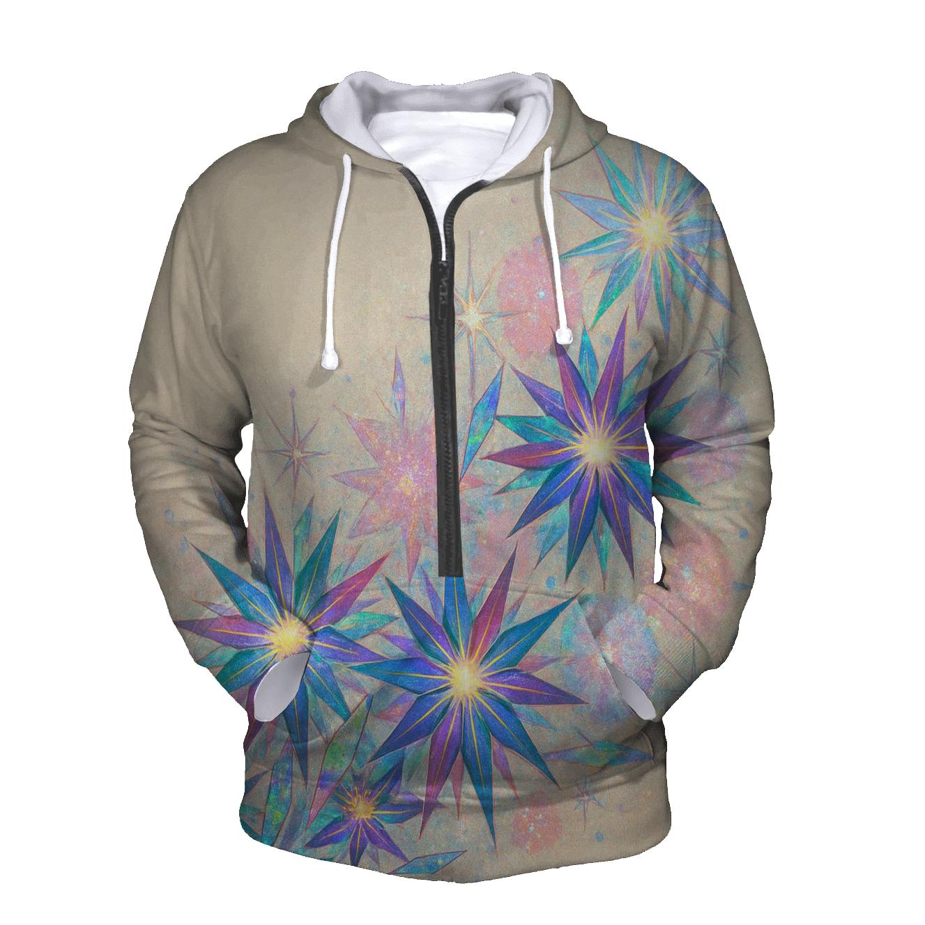 Holographic Starburst Bouquet designer hoodies