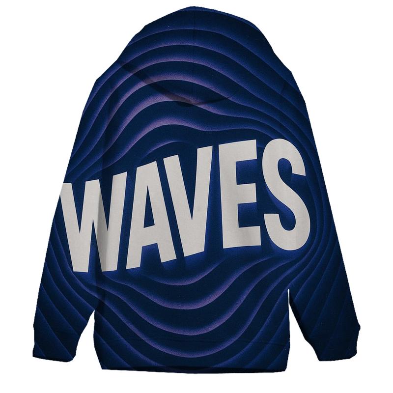 Gravity Wave Typography Ripple custom hoodies
