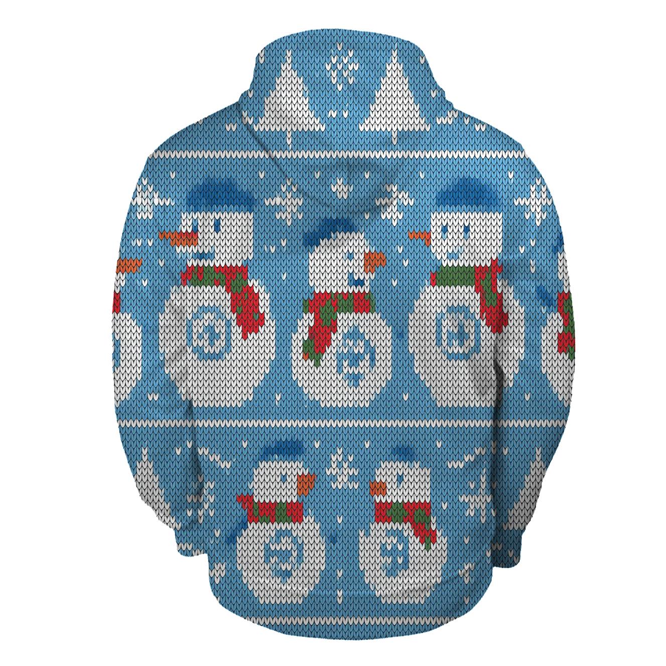 Snowman Sweater Weather Compass Design designer hoodies