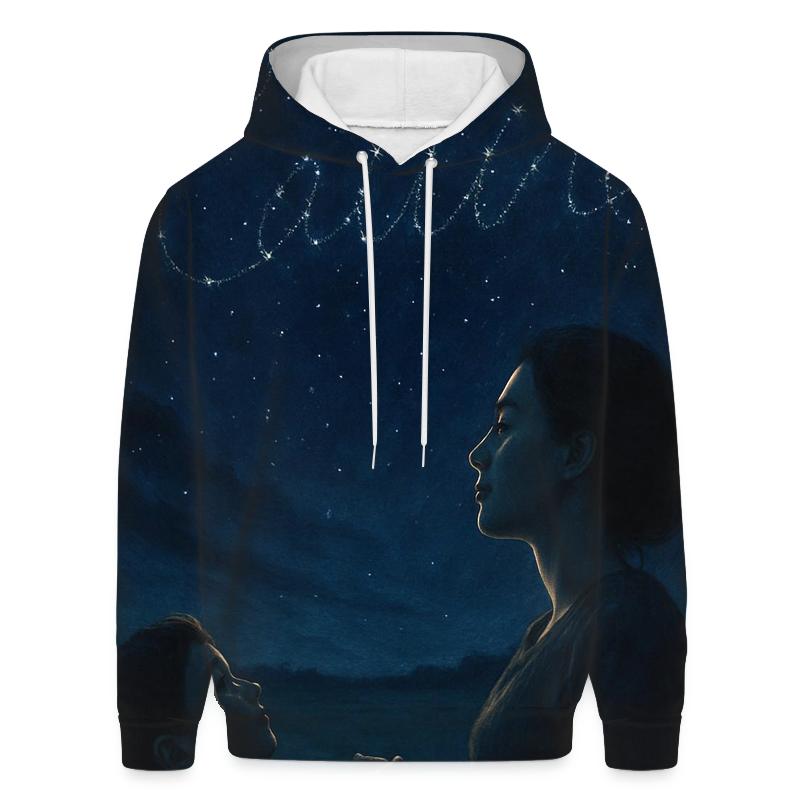 A Mother’s Name Written In Starlight heavyweight hoodies