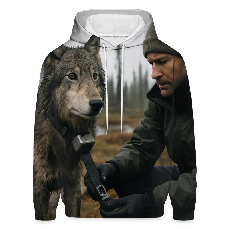 Radiocollar Field Check In Boreal Muskeg custom hoodies