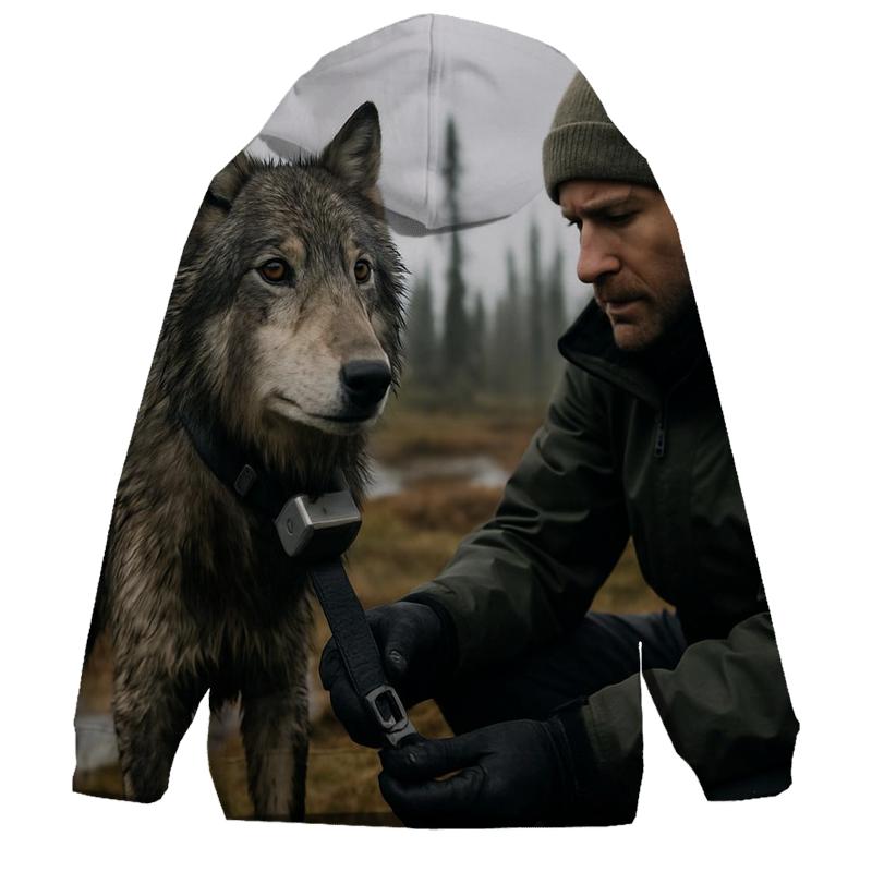 Radiocollar Field Check In Boreal Muskeg custom hoodies