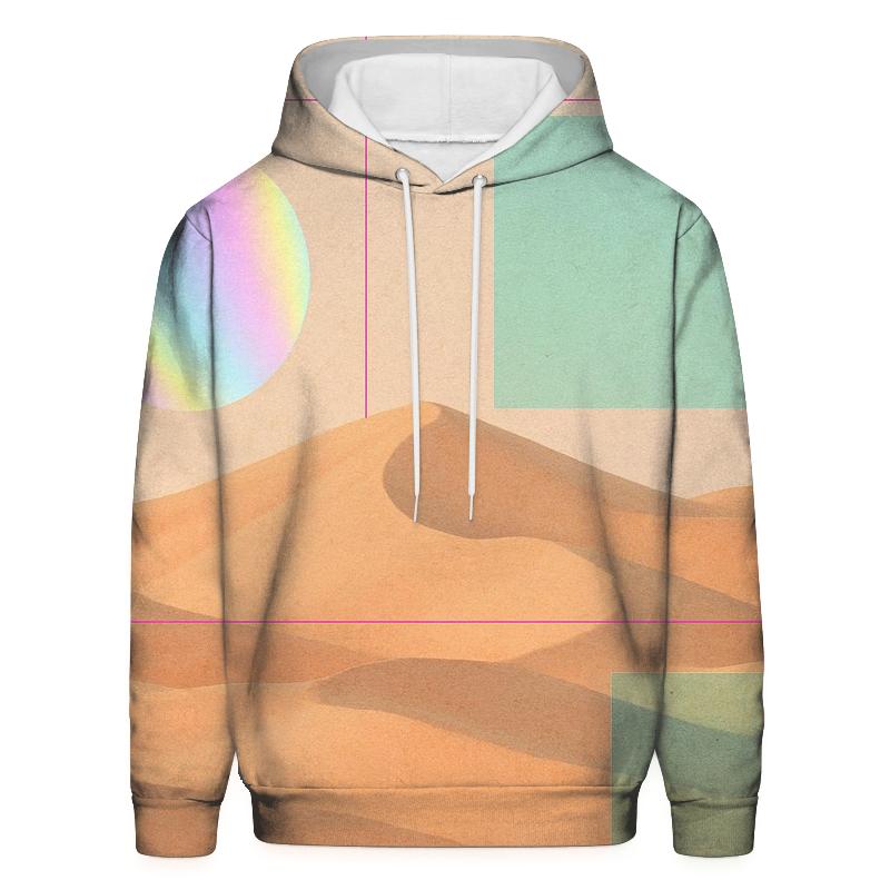 Desert Mirage Hologram Collage custom hoodies