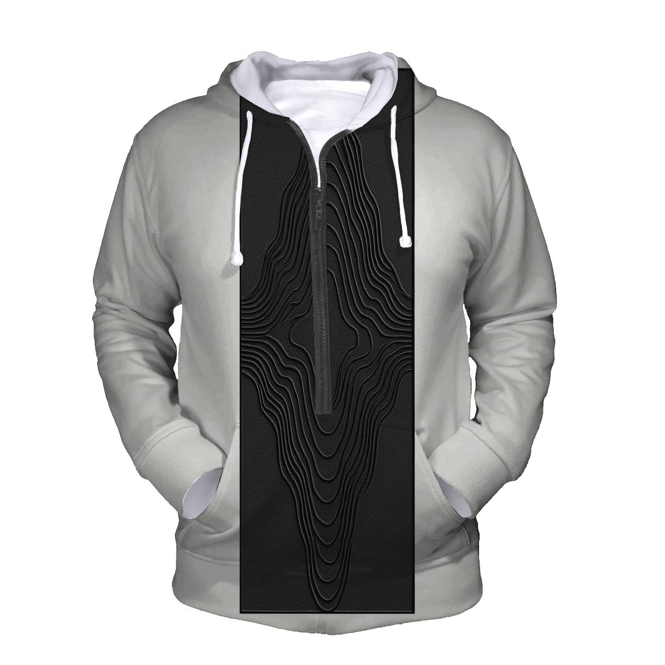 Minimal Soundwave Monolith designer hoodies