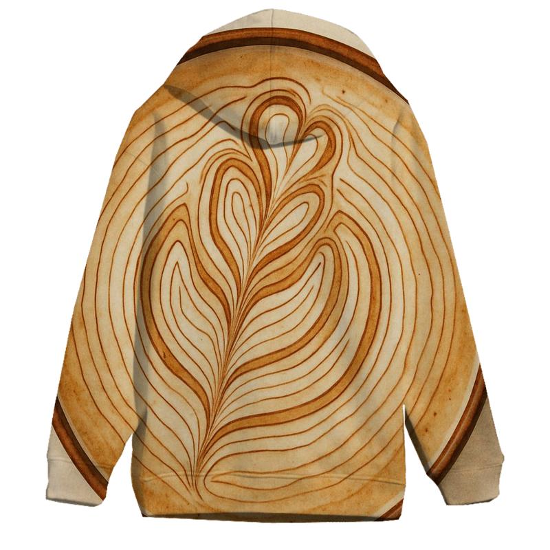 Latte Topography hoodie designs