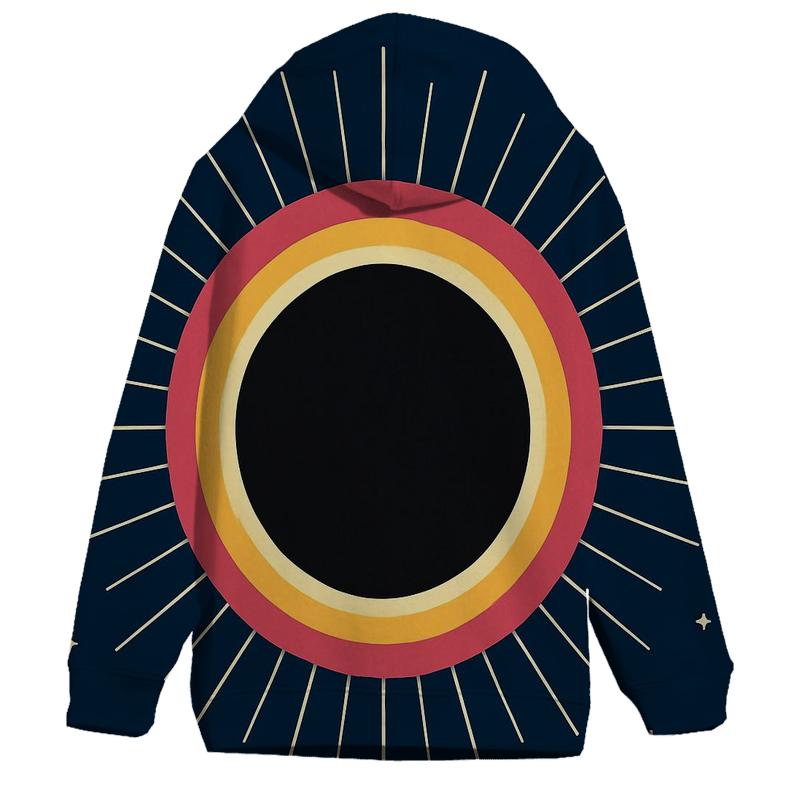 Eclipse Corona Spoke Lattice premium hoodies