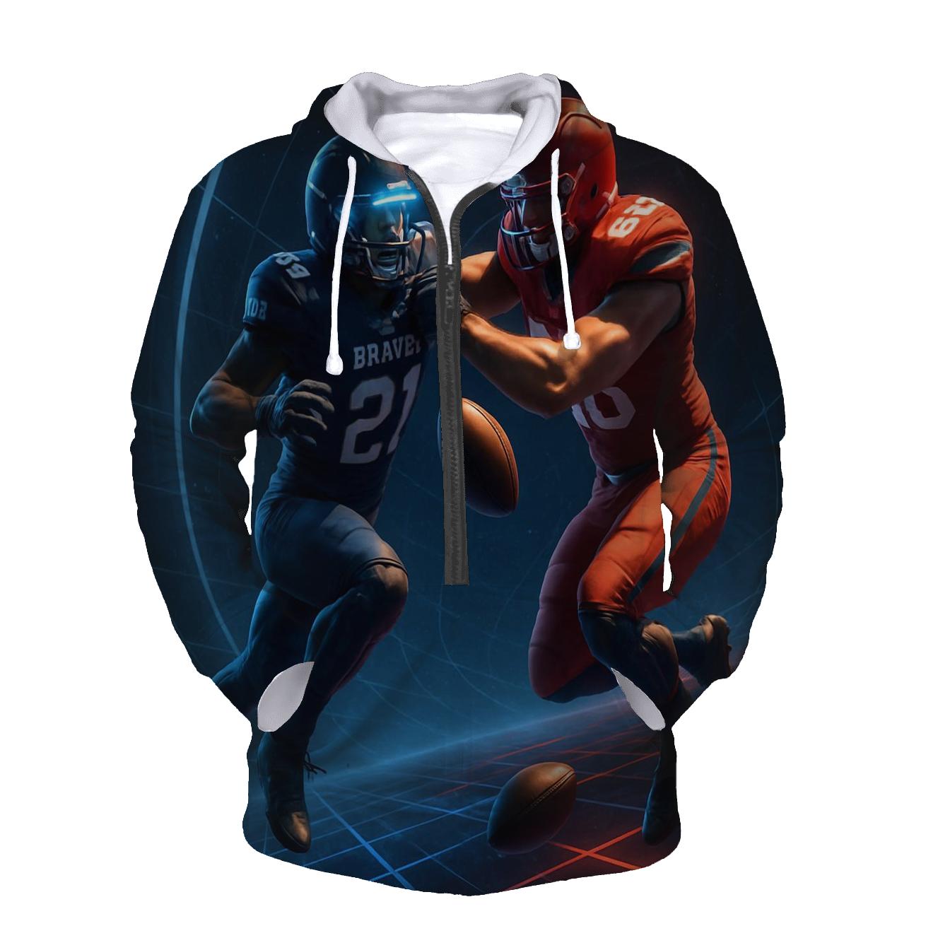 Hologram Yard Lines In Zero Gravity Arena custom hoodies