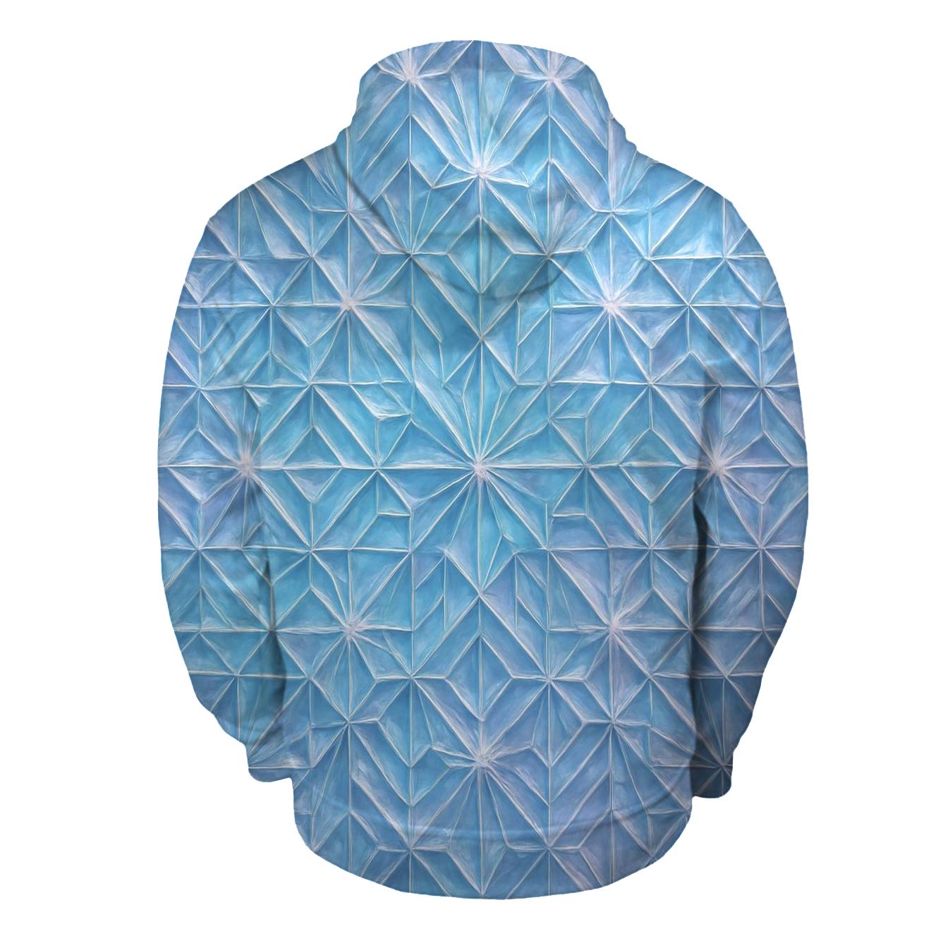 Crystal Lattice Aurora premium hoodies