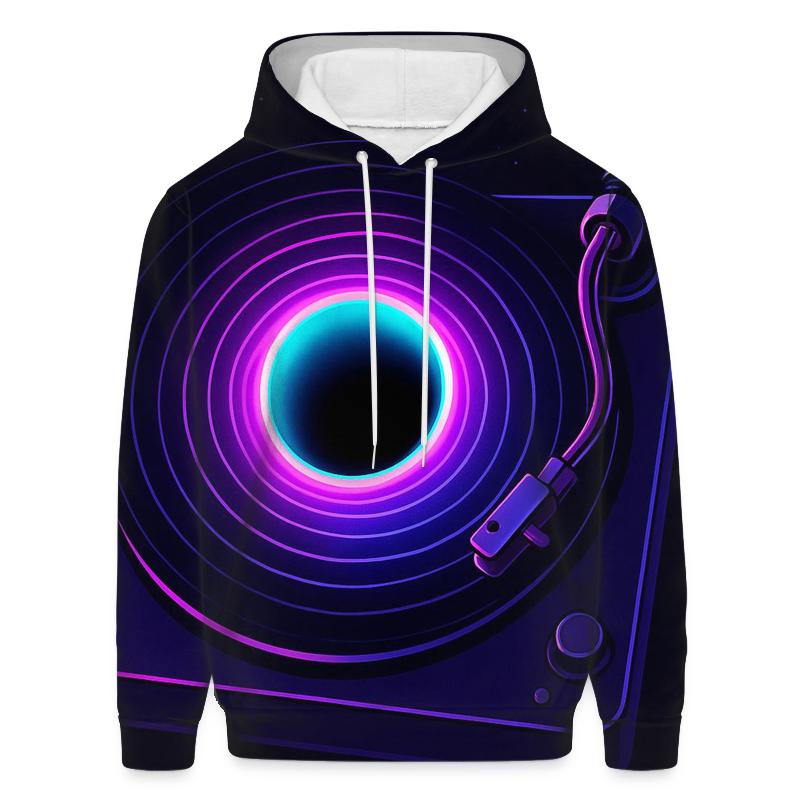Hologram Turntable Portal designer hoodies