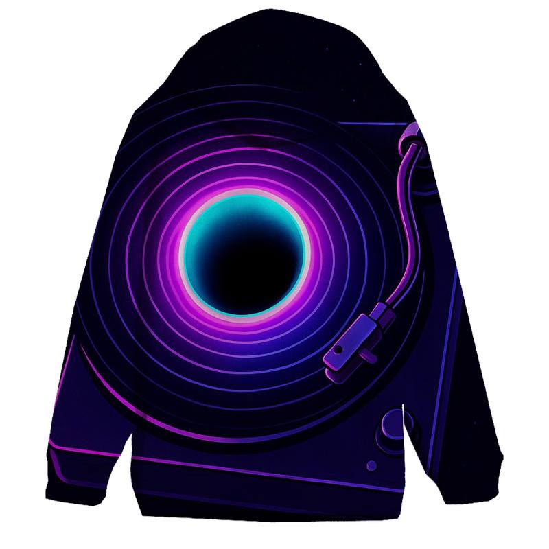 Hologram Turntable Portal designer hoodies