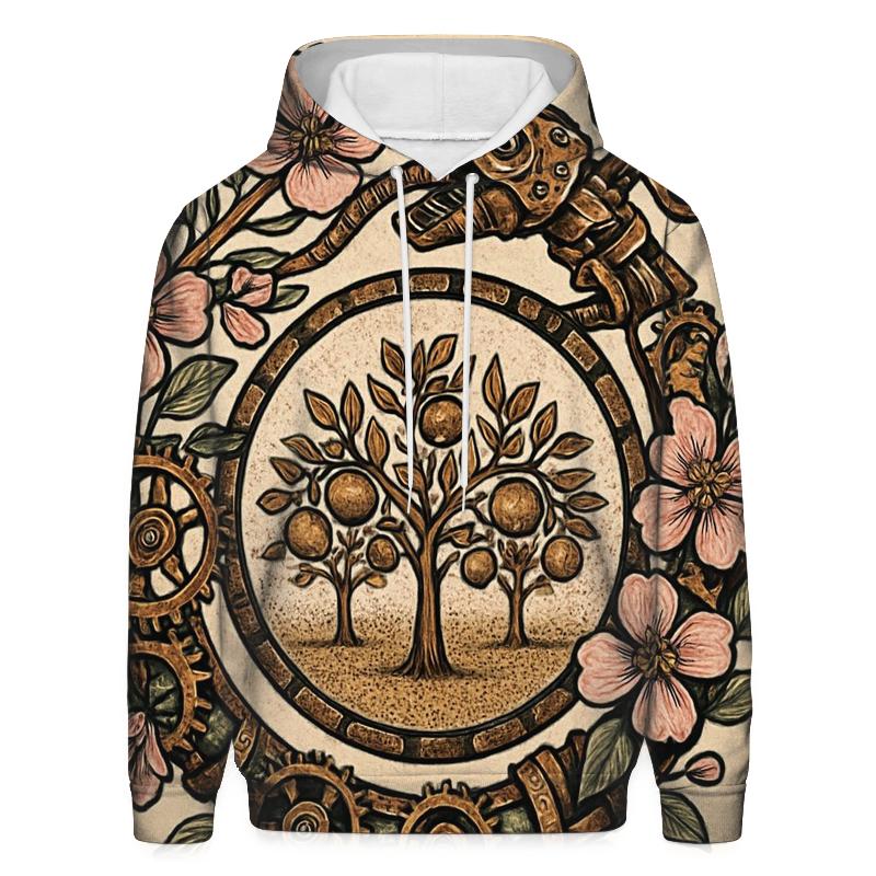 Clockwork Orchard Ouroboros embroidered hoodies