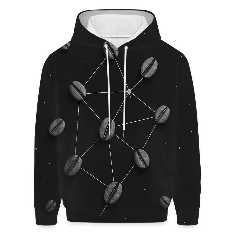 Bean Constellation Grid heavyweight hoodies