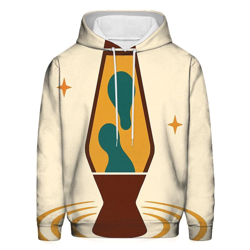 Groovy Lava Lamp Silhouette premium hoodies