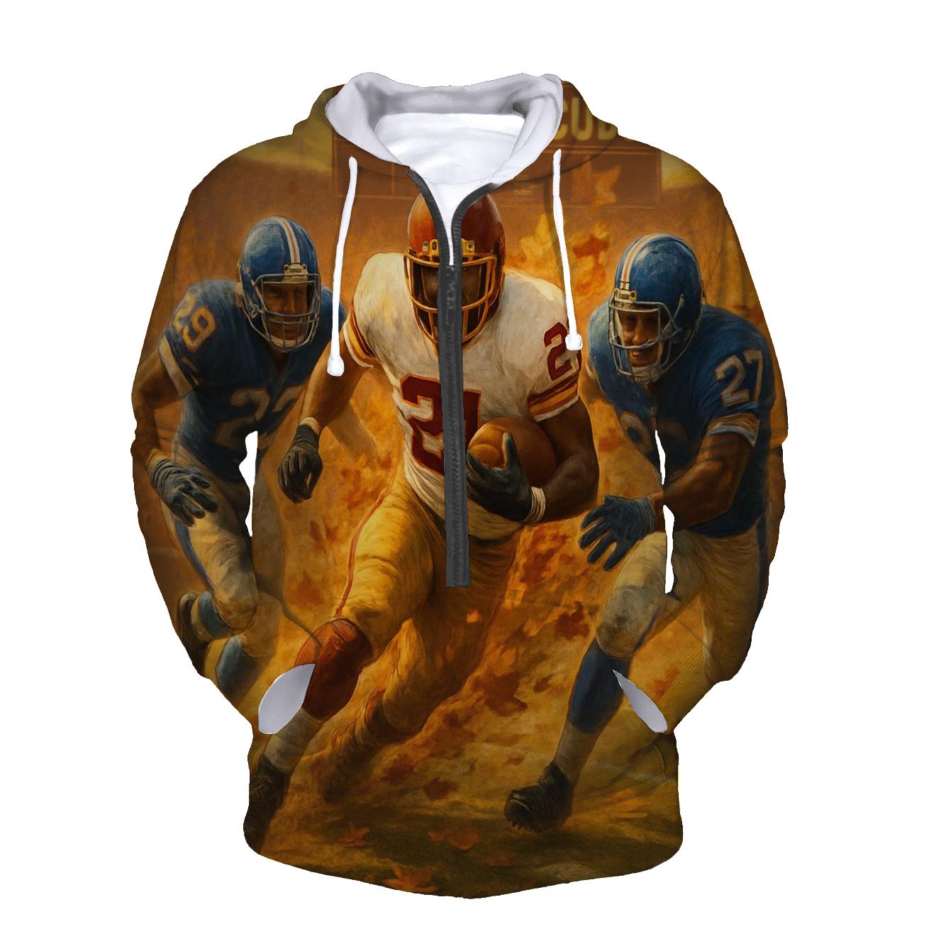 Autumn Leaf Cannon Kickoff Collision lightweight hoodies
