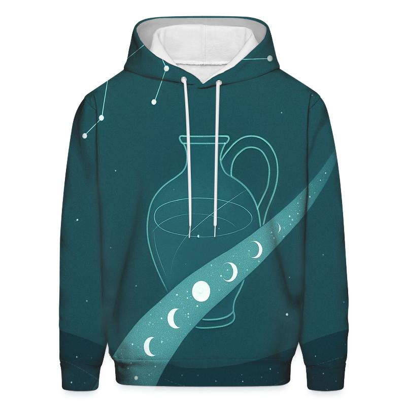 Aquarius Celestial Pouring Vessel hoodie designs