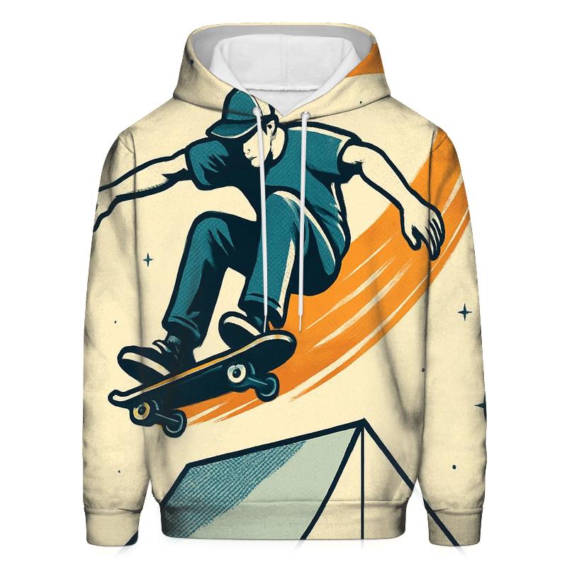 Meteor Trail Skateboarding hoodie styles