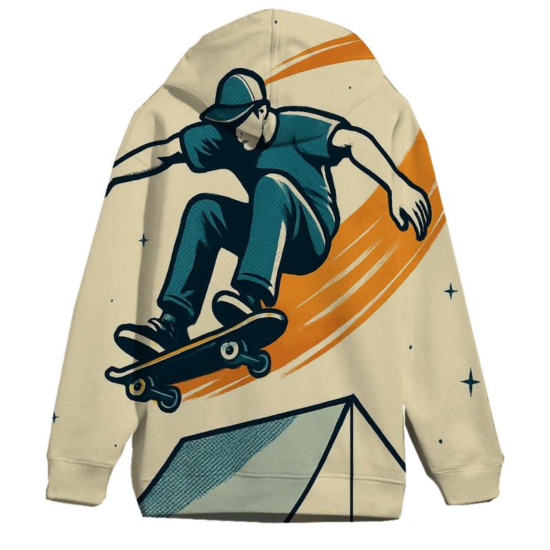 Meteor Trail Skateboarding hoodie styles