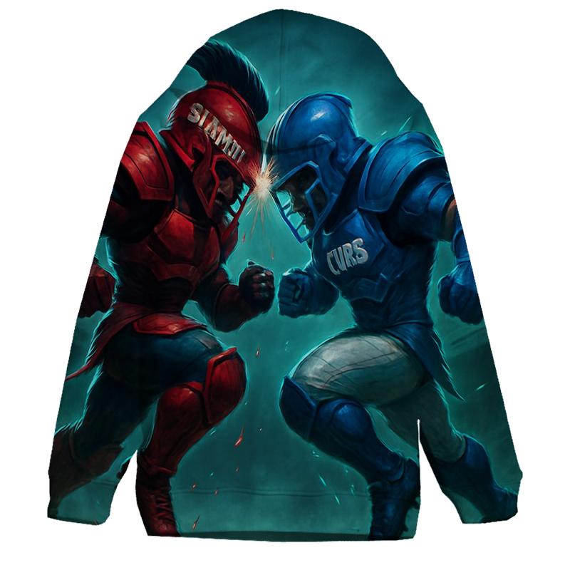 Midnight Helmet Clash Over Wrigley Fog lightweight hoodies