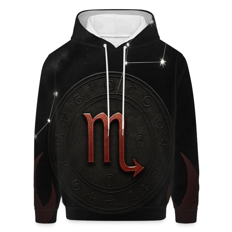 Scorpio Fixed Star Talon Sigil embroidered hoodies