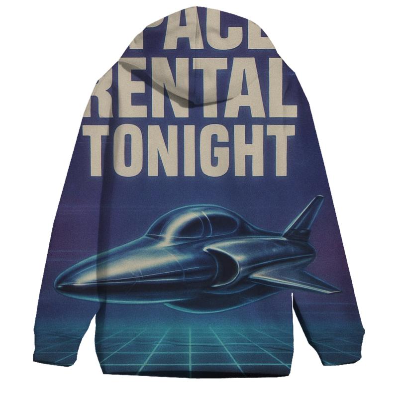 Faded 1980s Video Rental Sci Fi Poster pullover hoodies