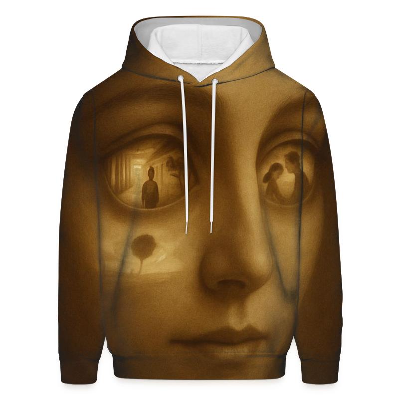 A Map Drawn From Her Eyes graphic hoodies