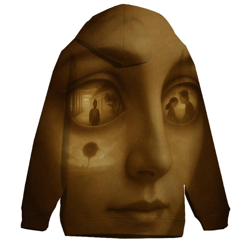 A Map Drawn From Her Eyes graphic hoodies