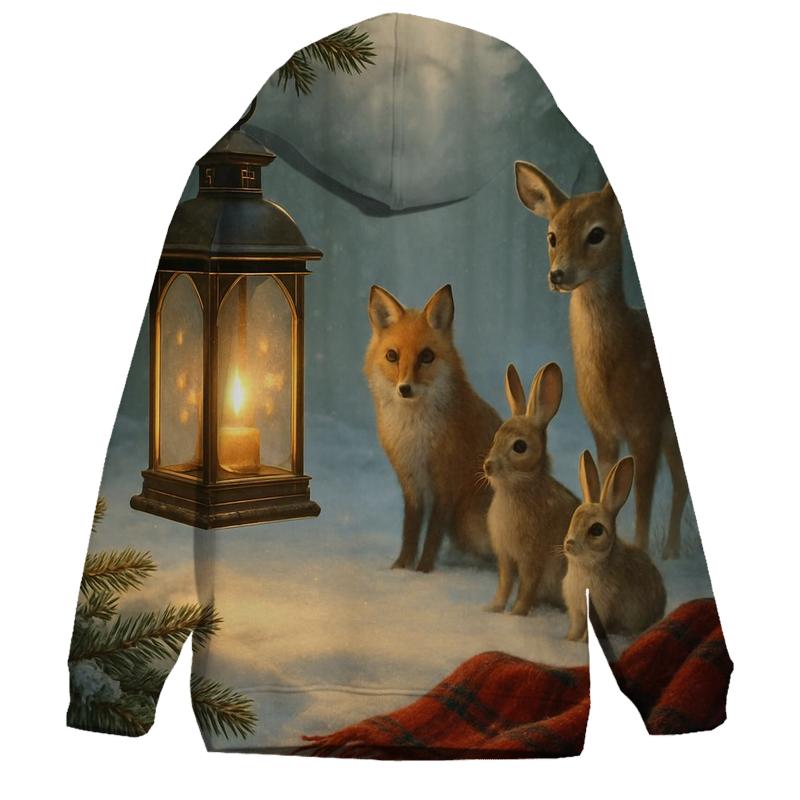 Forest Lantern And Woodland Carolers hoodie trends