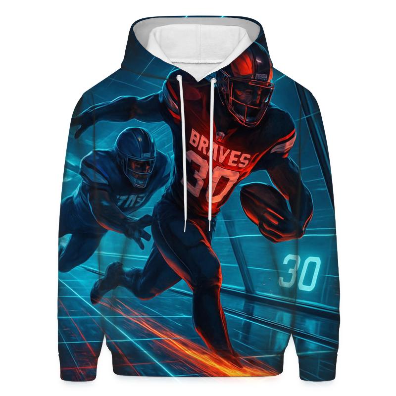 Skybridge Tackle Above The City embroidered hoodies