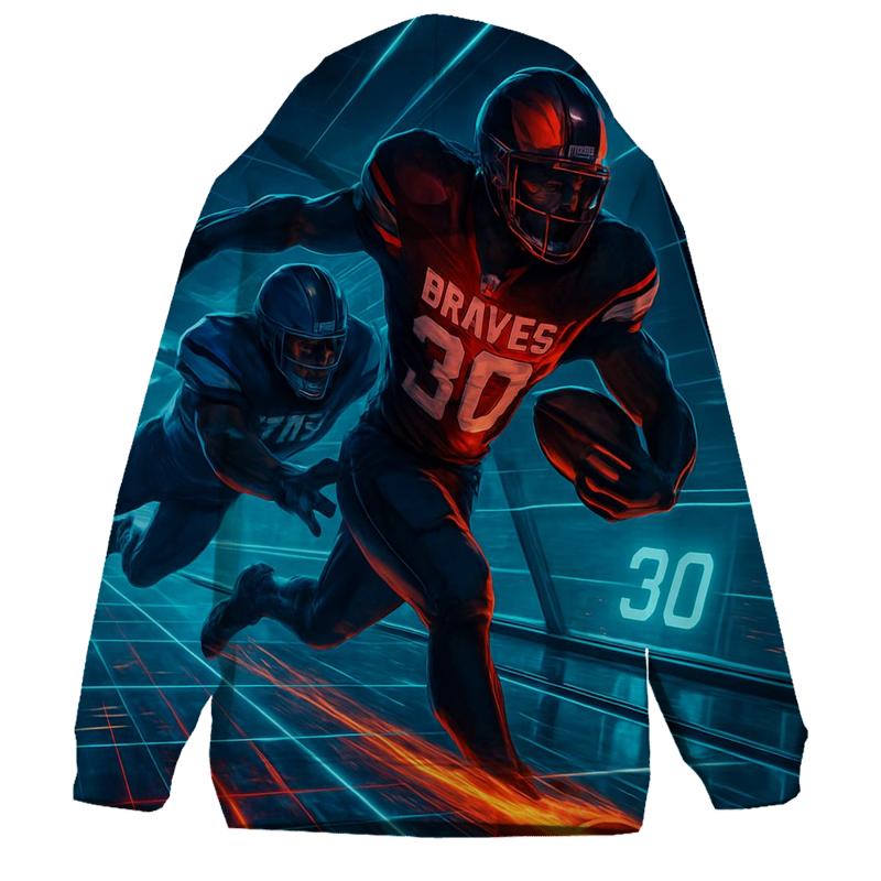 Skybridge Tackle Above The City embroidered hoodies
