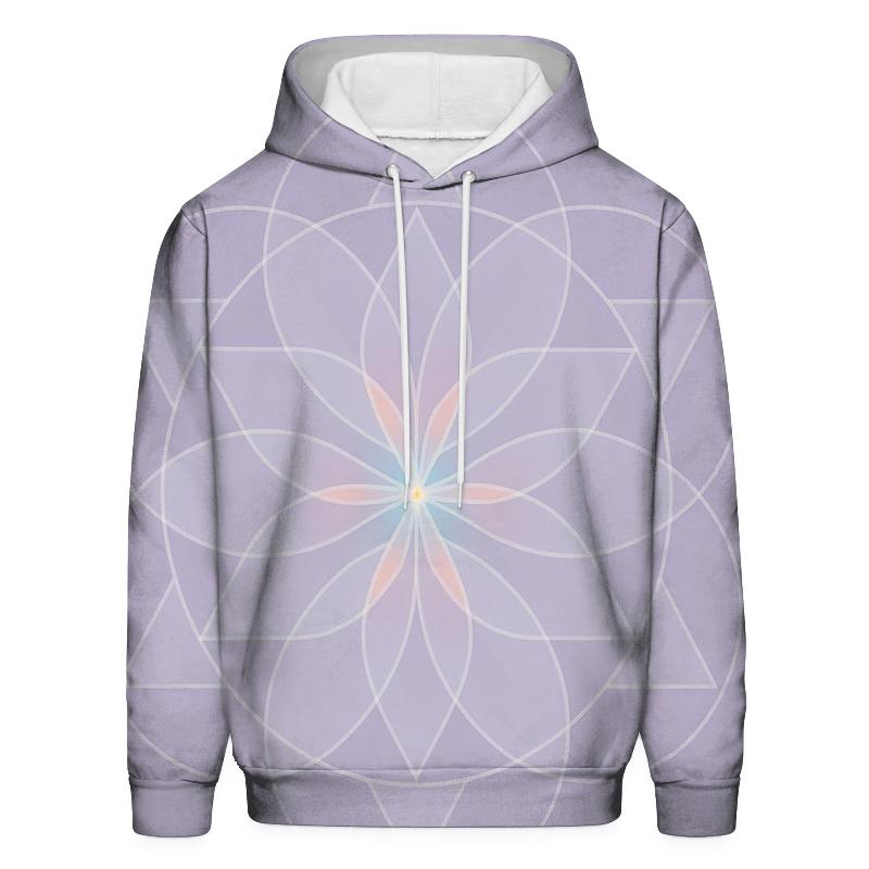 Prism Breath Geometry zip-up hoodies