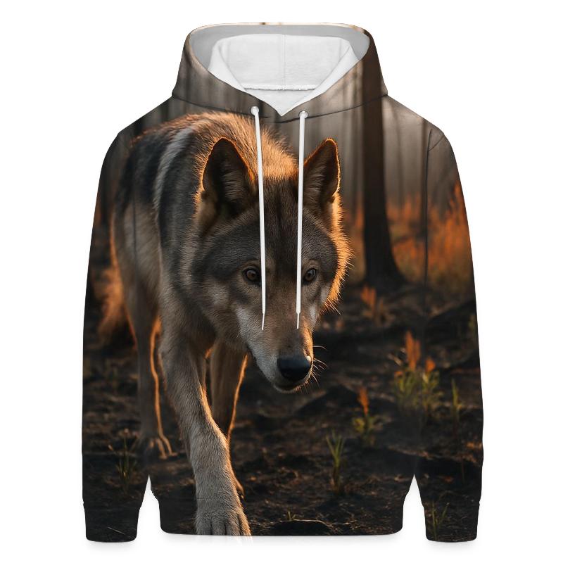 Post Wildfire Regrowth Patrol graphic hoodies